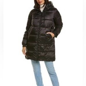 Sam Edelman Hooded Funnel Collar Puffer Coat